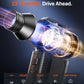 ZOAIVR Compressed Air Duster, 130,000RPM Ultra-Powerful Cordless Electric Air Duster with 8000mAh Rechargeable Battery, 4-Gear Adjustable Air Blower for Keyboard, Computer, Car, Home Cleaning