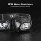 Lepro LE Headlamp Rechargeable, LED Head Lamp with 6 Modes for Camping & Hiking Gear Essentials, IPX4 Waterproof High Lumen Bright Headlight Flashlights with Adjustable Headband, USB Cable Include