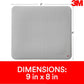 3M Precise Mouse Pad Enhances the Precision of Optical Mice at Fast Speeds, Easy to Clean, Stays in Place, 9 in x 8 in (MP114-BSD1)