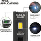 KLEIN TOOLS 56074 EDC Pocket Flashlight with Green Laser, Three Brightness Modes up to 1000 Lumens with Turbo Mode, Built-in Floodlight, <1mW, 510 to 530nm, Class 2, Rechargeable