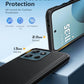 FNTCASE for Moto G 2026/2025 Case: Moto G Play 2026/Moto G Power 2025 Case Dual Layer Military Protective Heavy Duty Cell Phone Cover with Screen Protector Shockproof Rugged Non Slip Textured (Black)