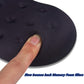 BRILA Ergonomic Memory Foam Mouse Wrist Rest Support Pad Cushion for Computer, Laptop, Office Work, PC Gaming - Massage Holes Design - Wrist Pain Relief (Black Mouse Wrist Rest)