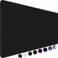 TEDNETGO Large Gaming Mouse Pad, Waterproof Extra Large Big Mouse Pad with Stitched Edge, XXL Non-Slip Black Computer Long Mousepad Desk Mat for Gamer, Office & Home, Black
