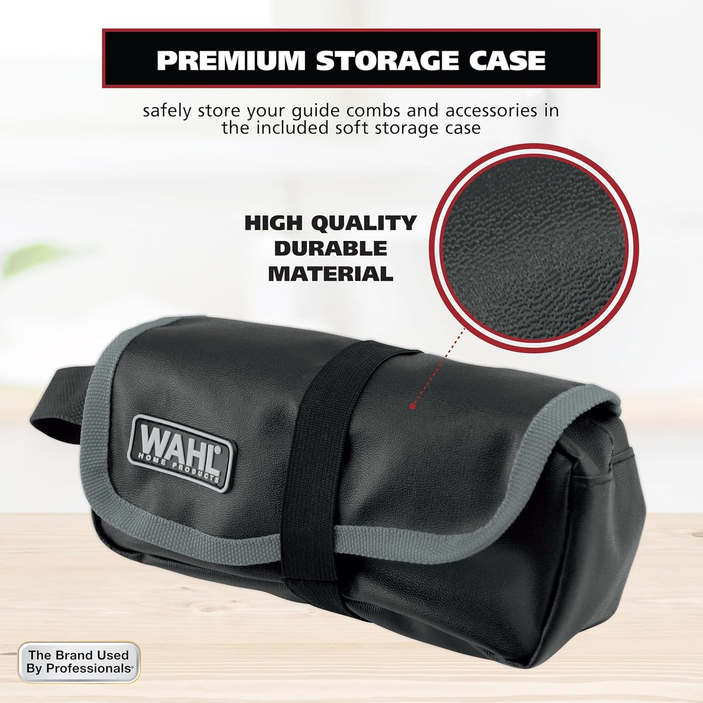 Wahl Edge Pro Bump Free Corded Beard Trimmer for Men Touch Up Trimmer & Grooming Detailer Kit – Perfect for Edging Beards, Mustaches, Hair, & Stubble, – Model 9686-300