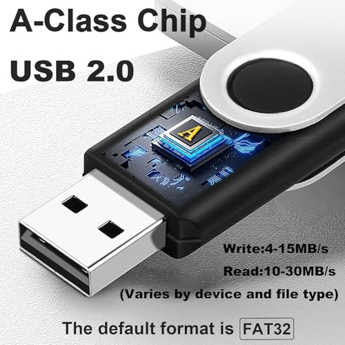 8GB Flash Drive 10 Pack Bulk USB Flash Drives, USB2.0 Thumb Drive USB Stick for Data Storage Backup, Jump Drive Pen Drive Zip Drive Memory Stick