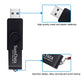 8GB USB Flash Drive – Swivel Thumb Drive with LED Light, USB 2.0, Black