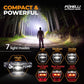 Foxelli LED Headlamp Flashlight for Adults & Kids, Running, Camping, Hiking Head Lamp with White & Red Light, Comfortable Headband, Lightweight & Waterproof, 3 AAA Batteries