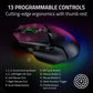Razer Basilisk V3 Pro Wireless Gaming Mouse, HyperScroll Tilt Wheel, 30K DPI Sensor, Gen-3 Optical Switches, 13-Zone Chroma RGB, 13 Programmable Controls, 3 Connection Modes, Black