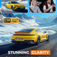 3 Channel WiFi Dash Cam Front and Rear Inside with 64GB SD Card, 2.5K+1080P+1080P Car Dash Camera for Cars Front and Rear, Dashcam with G-Sensor, Loop Recording, 24H Parking Mode, Support 512GB