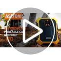 AstroAI Tire Inflator Air Compressor 12V DC Portable Air Compressor Car Accessories Auto Tire Pump 100PSI with LED Light Digital Air Pump for Car Tires Bicycles Other Inflatables