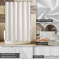 ALYVIA SPRING Waterproof Fabric Shower Curtain Liner with 3 Magnets - Soft Hotel Quality Cloth Shower Liner, Light-Weight & Machine Washable (White)