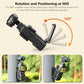AMAZEAR Magnetic Mount Stand Compatible with DJI Osmo Pocket 3, Upgraded Pocket3 Accessories Adapter Clamp Magnet Suction Case Holder (Black)