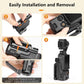 AMAZEAR Magnetic Mount Stand Compatible with DJI Osmo Pocket 3, Upgraded Pocket3 Accessories Adapter Clamp Magnet Suction Case Holder (Black)