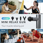 arboleaf Massage Gun Deep Tissue, Full-Metal Powerful Mini Percussion Massager with Silent Brushless Motor - Ultra-Quiet Pocket-Sized for Athletes