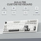 AULA F99 Wireless Mechanical Keyboard, Tri-Mode BT5.0/2.4GHz/USB-C Hot Swappable Custom Keyboard, Pre-lubed Linear Switches