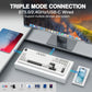 AULA F99 Wireless Mechanical Keyboard, Tri-Mode BT5.0/2.4GHz/USB-C Hot Swappable Custom Keyboard, Pre-lubed Linear Switches