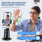 Auto Face Tracking Tripod 360° Rotating Cell Phone Photo and Video Kits Stand, No App, Camera Stand with Remote and Gesture Control