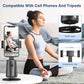 Auto Face Tracking Tripod 360° Rotating Cell Phone Photo and Video Kits Stand, No App, Camera Stand with Remote and Gesture Control
