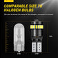 AUXITO 194 LED Bulbs for License Plate Light 168 175 2825 W5W T10 24-SMD 3014 Chipsets 6000K White (Pack of 2)