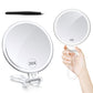 B Beauty Planet 30X Magnifying Mirror for Travel with Handle, Double-Sided 1X/30X Magnification Hand Mirror for Makeup,Travel Mirror for Desk 5 Inches