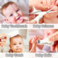 Baby Grooming Kit, Infant Safety Care Set with Hair Brush Comb Nail Clipper Nasal Aspirator,Baby Essentials Kit for Newborn Girls Boys (Grey White)