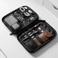 BAGSMART Large Electronics Travel Organizer Case, Tech Accessories Cord Storage Bag for Phone, Power Bank, SD Card, Cables, Black