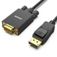 BENFEI DisplayPort to VGA Cable, 1.8M Display Port of Computer/Laptop to VGA of Monitor/Projector Gold-Plated Adapter