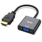 BENFEI HDMI to VGA, Gold-Plated Adapter (Male to Female) for Computer, Desktop, Laptop, PC, Monitor, Projector, HDTV, Chromebook, Raspberry Pi (Black)