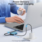 BENFEI USB C HUB 4-in-1, USB Type-C to HDMI VGA Adapter, USB C to USB Adapter, USB Type-C Power Delivery, Compatible with iPhone 15 Pro/Max