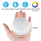 BLS LED Puck Lights with Remote Control, Wireless Under Cabinet & Closet Lighting, RGB 13 Color Changing Lights with Dimmer (6 Pack)