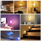 BLS LED Puck Lights with Remote Control, Wireless Under Cabinet & Closet Lighting, RGB 13 Color Changing Lights with Dimmer (6 Pack)