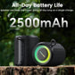 Bluetooth Speaker Wireless, IP67 Waterproof & Dustproof Portable Speaker with Lights, 15W Loud Stereo Sound, 2500mAh Battery All Day Playtime (Black)