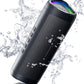 Bluetooth Speaker with HD Sound, Portable Wireless, IPX5 Waterproof, Up to 20H Playtime, TWS Pairing, BT5.3, for Home/Party/Outdoor/Beach (Black)