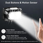 Blukar LED Headlamp Rechargeable, 2000L Super Bright Headlight with Motion Sensor -Dimmable Brightness, 8 Modes (2 Pack)