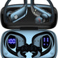 bmani Ear Buds Wireless Earbuds Bluetooth Headphones with 80H Playtime LED Display Case, Over-Ear Hook with Mic, Stereo Sound, Easy Button Controls