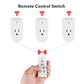 BN-LINK Wireless Remote Control Outlet Electrical Switch for Lights, Fans, Small Appliance, 100ft Long Range White 10A/1200W, 1 Remote + 1 Outlet