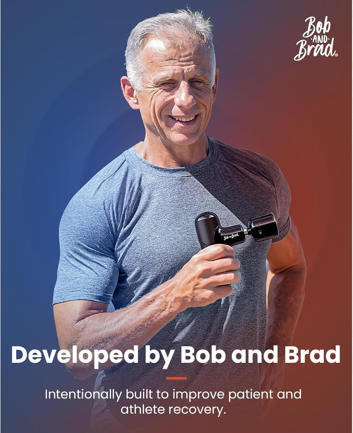 BOB AND BRAD Q2 Pro Mini Massage Gun with Heat and Cold, Pocket-Sized Deep Tissue Massager, Portable Percussion Muscle Massager Gun