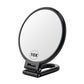 BOOMIBOO 1X/10X Magnifying Handheld Mirror Double Sided, Foldable Travel Makeup Mirror, Adjustable Rotation Pedestal Hand/Hanging/Desk Vanity