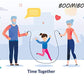 BOOMIBOO Jump Rope, Adjustable Jump Ropes, Skipping Rope Tangle-Free Rapid Speed with Ball Bearings for Women Men Kids