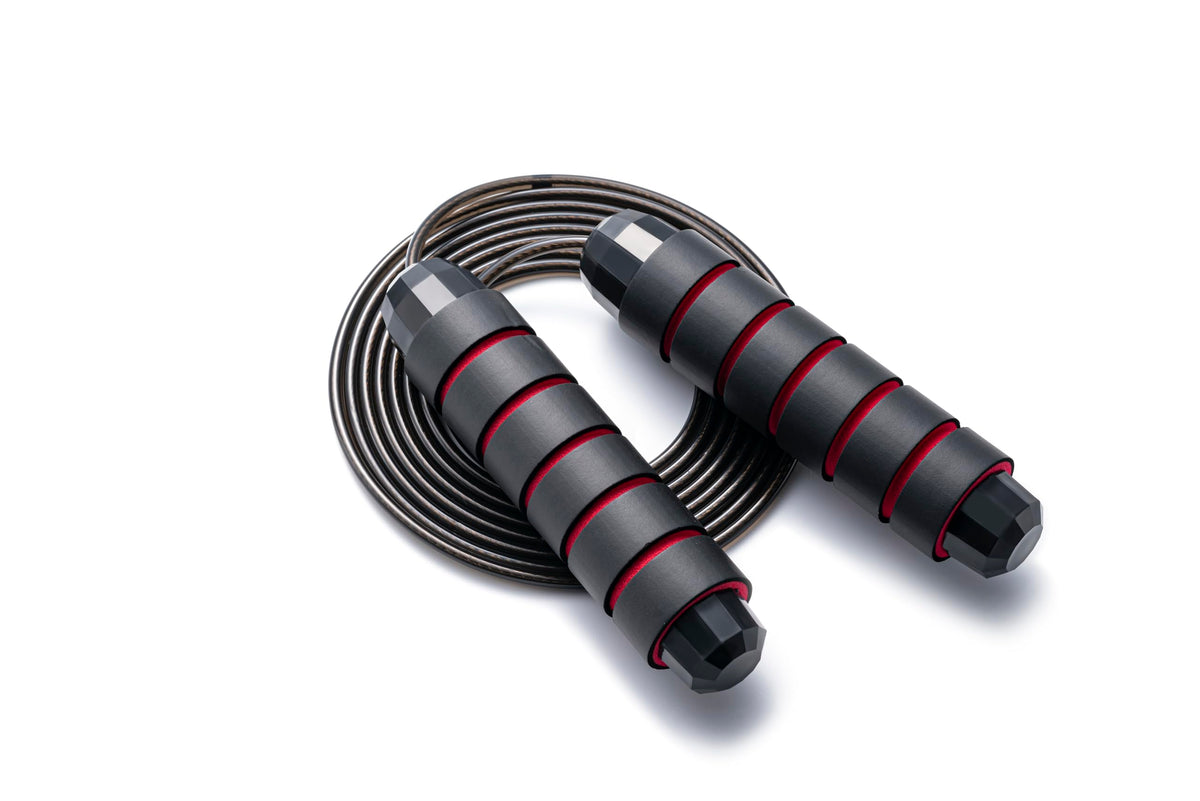 BOOMIBOO Jump Rope, Adjustable Jump Ropes, Skipping Rope Tangle-Free Rapid Speed with Ball Bearings for Women Men Kids