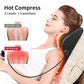Boriwat Back Massager with Heat, 3D Kneading Massage Pillow for Back, Neck, Shoulders and Legs - Gift for Women & Men