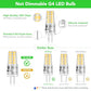 BUBO 10 Pack G4 LED Bulb 2W Equivalent 30W 3000K Warm White 250 Lumens 360°Beam Angle, T3 Halogen Bulb Replacement Landscape Bulbs