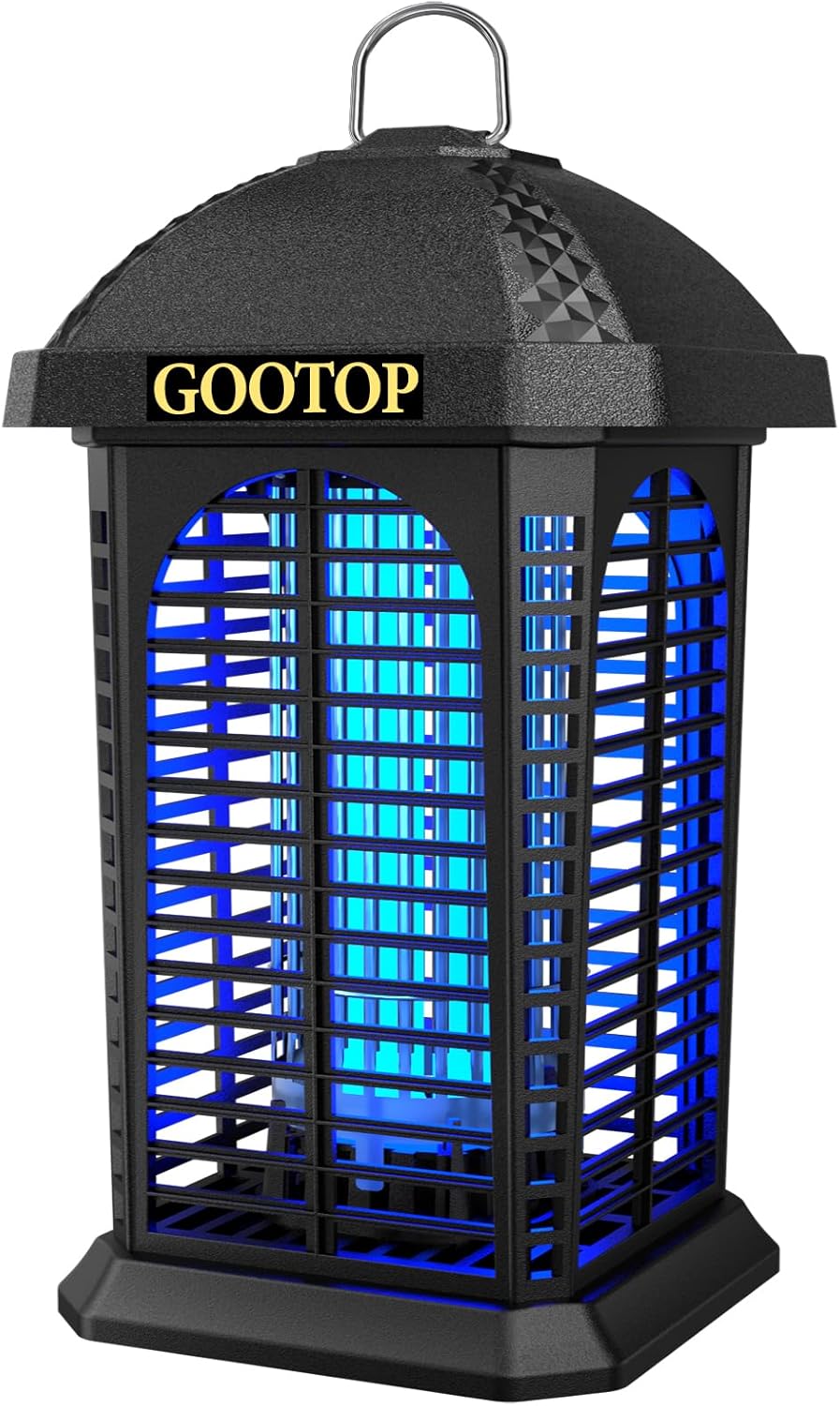 Bug Zapper Outdoor, 4200V Electric Mosquito Zapper, Bug Zapper Outdoor, Fly Traps, Fly Zapper, Mosquito Killer Indoor 3 Prong Plug, 90-130V