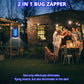 Bug Zapper Outdoor, Mosquito Zapper with LED Light, Fly Zapper Outdoor Indoor, Insect Zapper Electric Fly Traps, Plug in Mosquito Killer