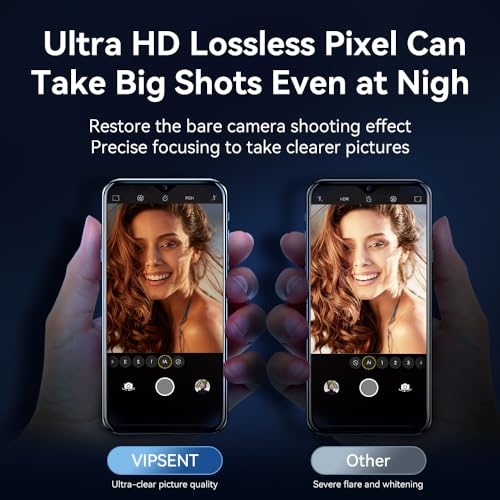 Camera Lens Protector for iPhone 15 / iPhone 14 6.1" & iPhone 15 Plus/iPhone 14 Plus 6.7", 9H Tempered Glass, Ultra HD, Scratch Resistance Easy