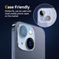 Camera Lens Protector for iPhone 15 / iPhone 14 6.1" & iPhone 15 Plus/iPhone 14 Plus 6.7", 9H Tempered Glass, Ultra HD, Scratch Resistance Easy