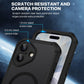 CENHUFO Magnetic Privacy for iPhone 17 Case, Compatible with Magsafe, Full Body Phone Case Built-in 9H Tempered Glass Privacy Screen Protector (Black)