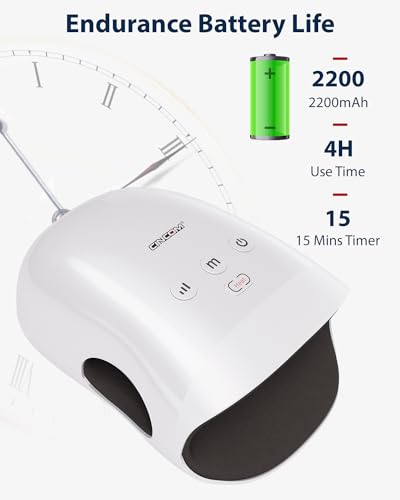 CINCOM Cordless Hand Massager with Heat and Air Compression