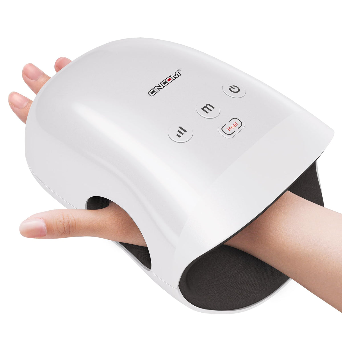 CINCOM Cordless Hand Massager with Heat and Air Compression