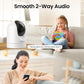 Cinnado Security Camera Indoor-2K 360° WiFi Cameras for Home Security, Pet/Dog/Baby Camera with Phone app, 2-Way Audio, Night Vision